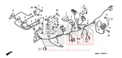 FAISCEAU DES FILS (CBF600S/SA) CBF600S5 de 2005